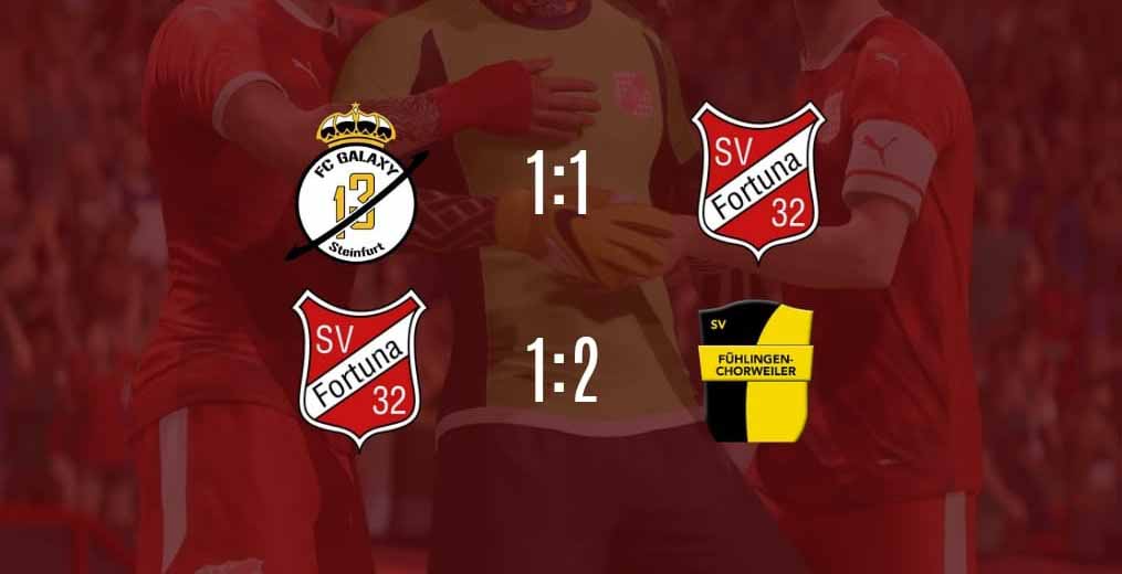 eFootball-Team mit Unentschieden und Niederlage