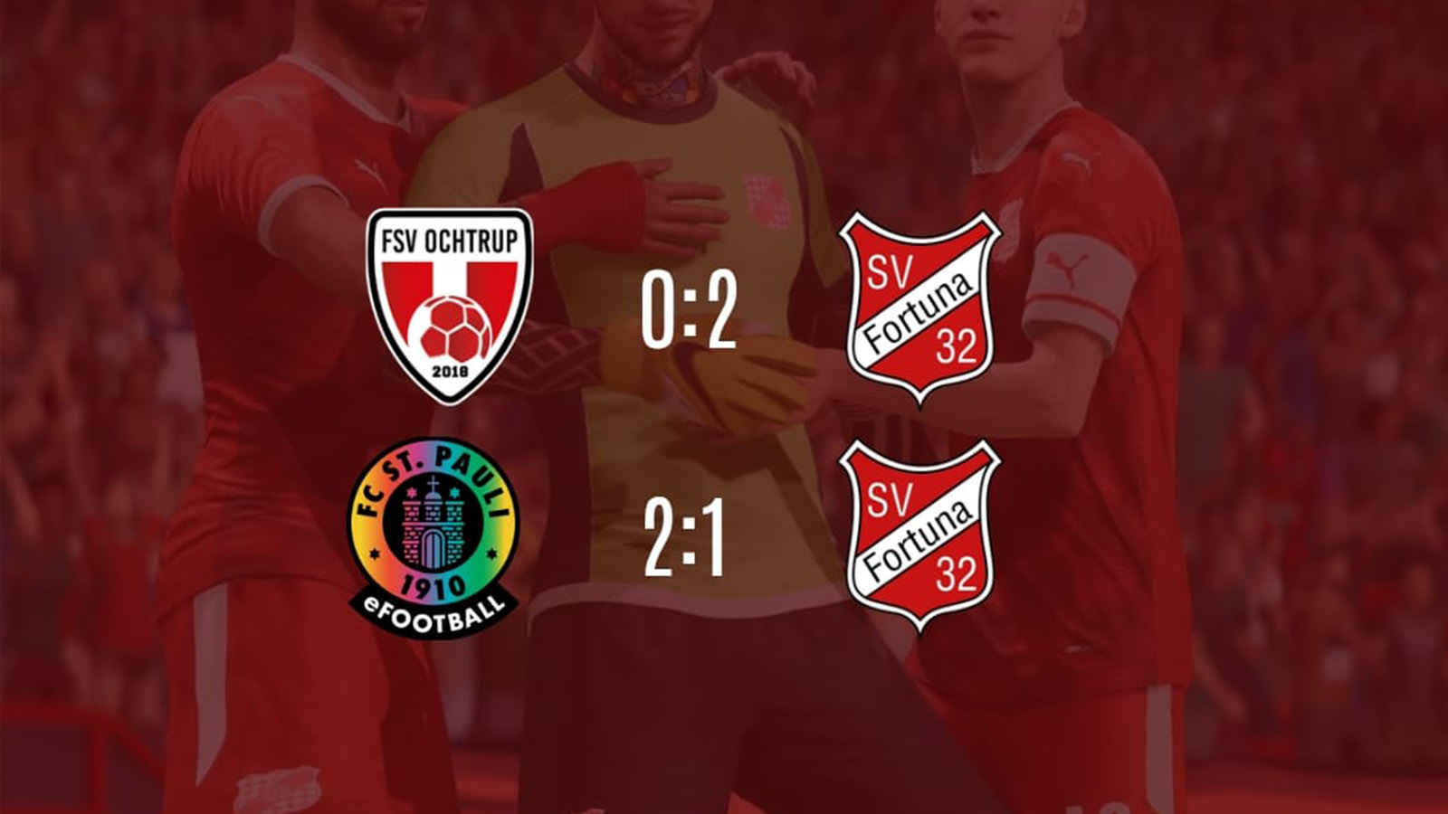 eFootball-Team auch gegen St. Pauli