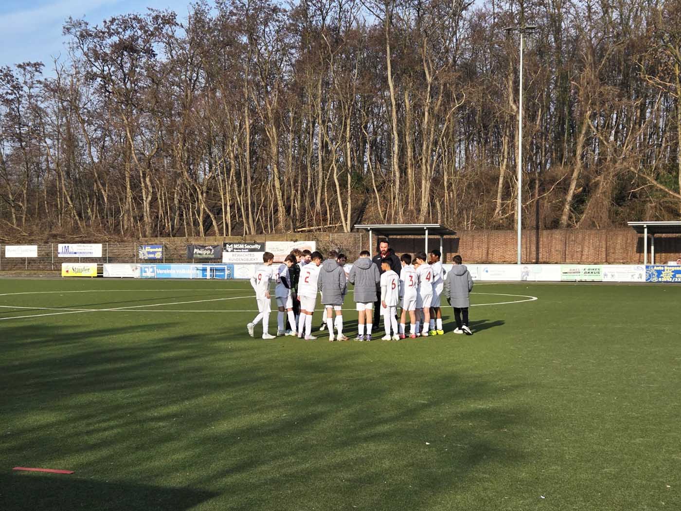 Freundschaftsspiel gegen Rhenania Hamborn